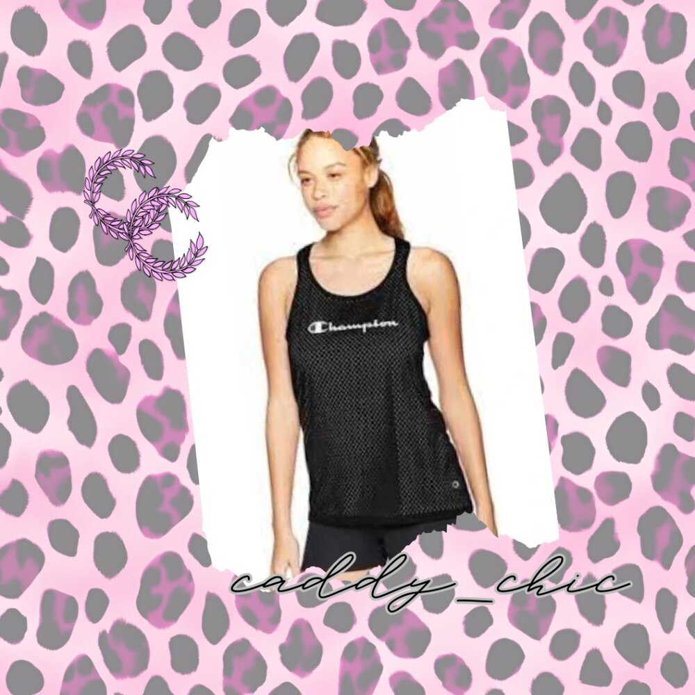 Only Worn Once! Champion Reversible Jersey Tank - Black, Size Large